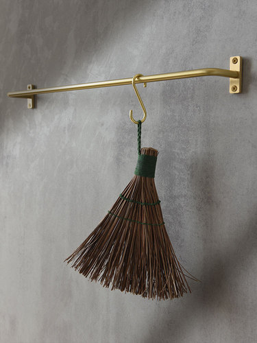 A947 brass towel rack towel bar single pole punched all copper bathroom hardware pendant bathroom towel rack complex