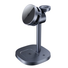 QI2 スリーインワン磁気ワイヤレス充電器 (15W+5W+2.5W) 携帯電話充電器スタンドワイヤレス充電器 TEC 冷凍