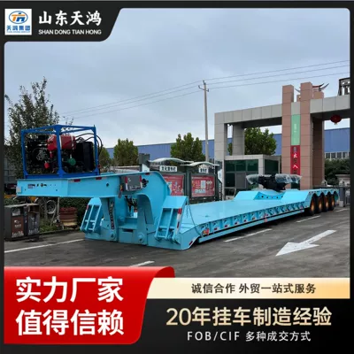 Lowered Flatbed Trailers, Heavy – Ağır yük qoşquları