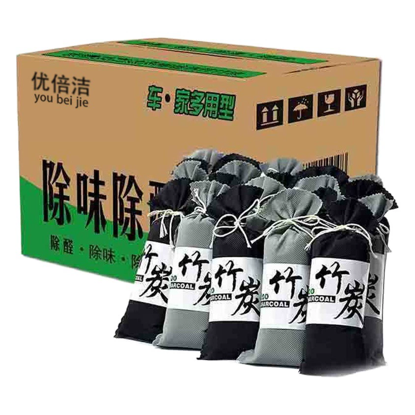 Угольный мешок для дезодорации автомобиля и удаления формальдегида Японский 40 Новый очищенный автомобиль Корейский мешок с активированным бамбуковым углем