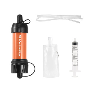 Cross-Border Popular Outdoor Water Purification Straw for Direct Drinking and Wild Drinking Mini Portable Filter Manufacturer Outdoor Water Purification Straw