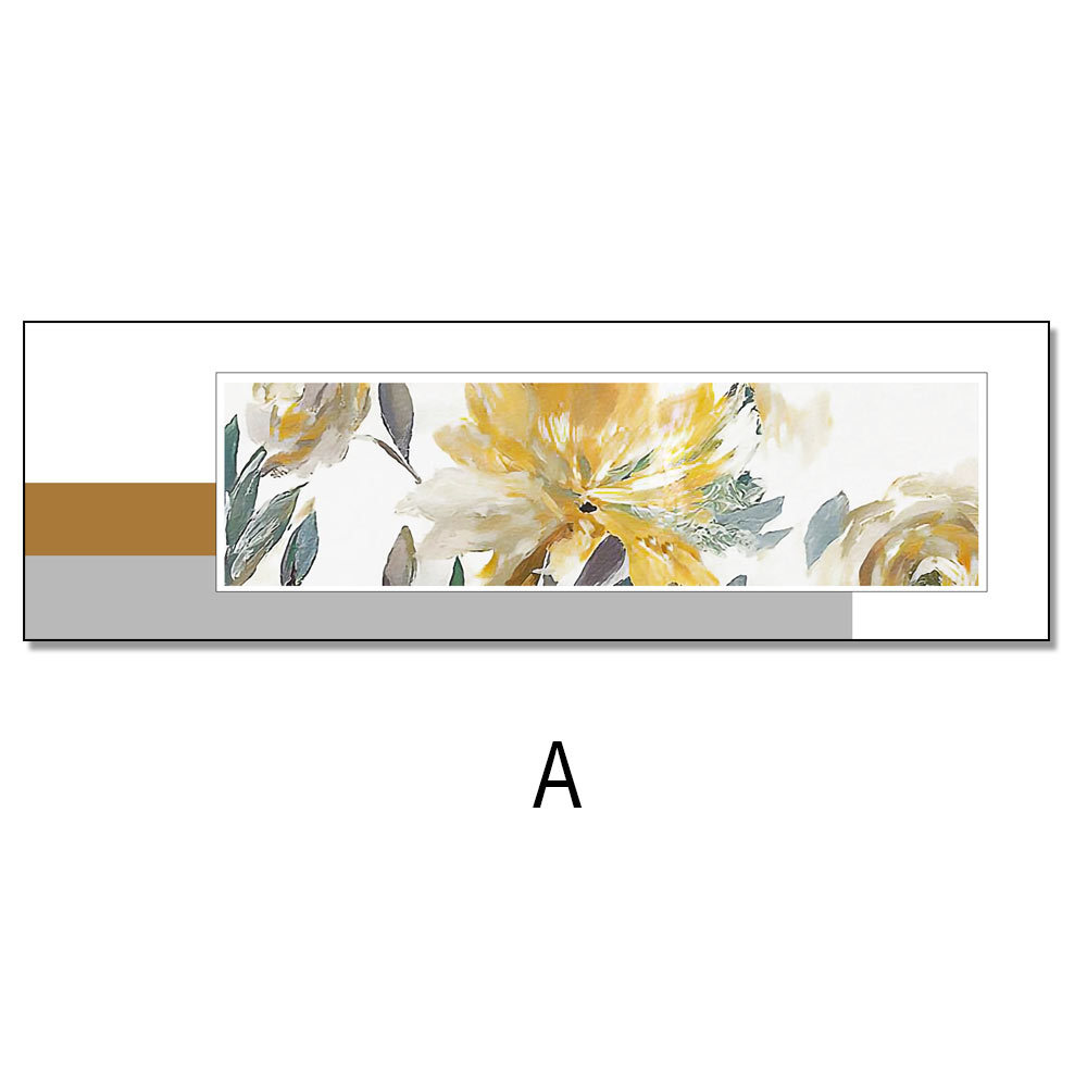 Dormitorio de noche pintura decorativa moderno estilo minimalista sala de estar de fondo colgante de pared pintura simple Flor de alto grado