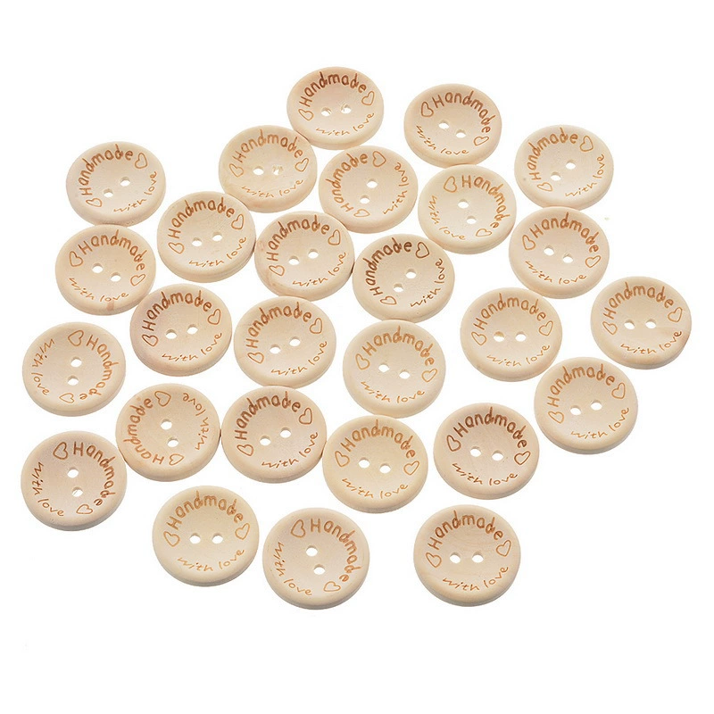 Фабрика прямые кремово-белые кнопки позиционирования надписи 2,5 см-50 в наличии оптом круглые ювелирные аксессуары