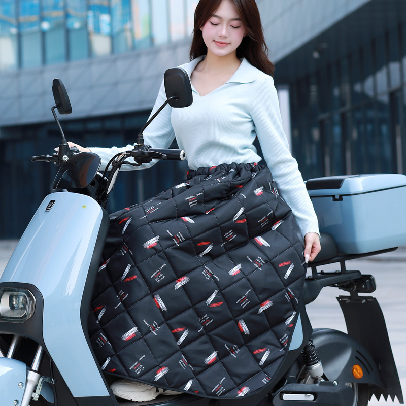 電気自動車の防風はバイクの防風服に乗って膝を保護します。|undefined