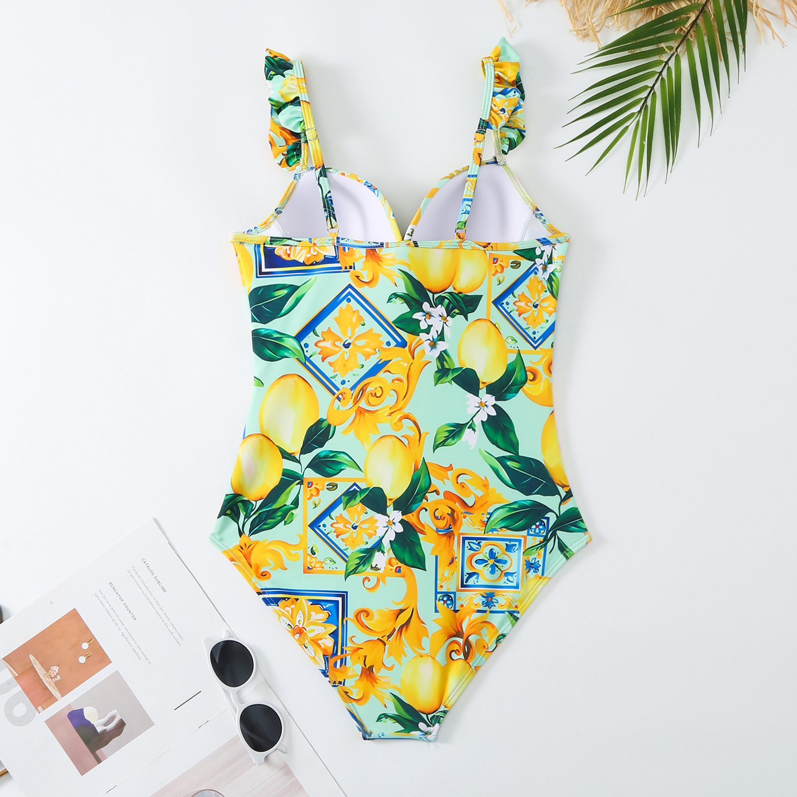 Women's Elegant Ditsy Floral 2 Pieces Set One Piece Swimwear display picture 6