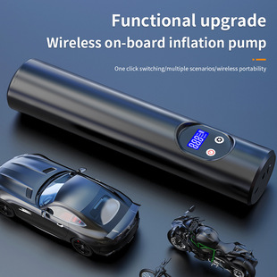 Customized Car Wireless Air Pump, Motorcycle and Car Tire Inflator, Outdoor Air Pump, Vehicle Outdoor Emergency