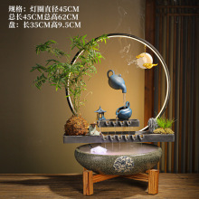 新中式悬壶流水家居装饰创意喷泉客厅办公室桌面乔迁新居招财摆件
