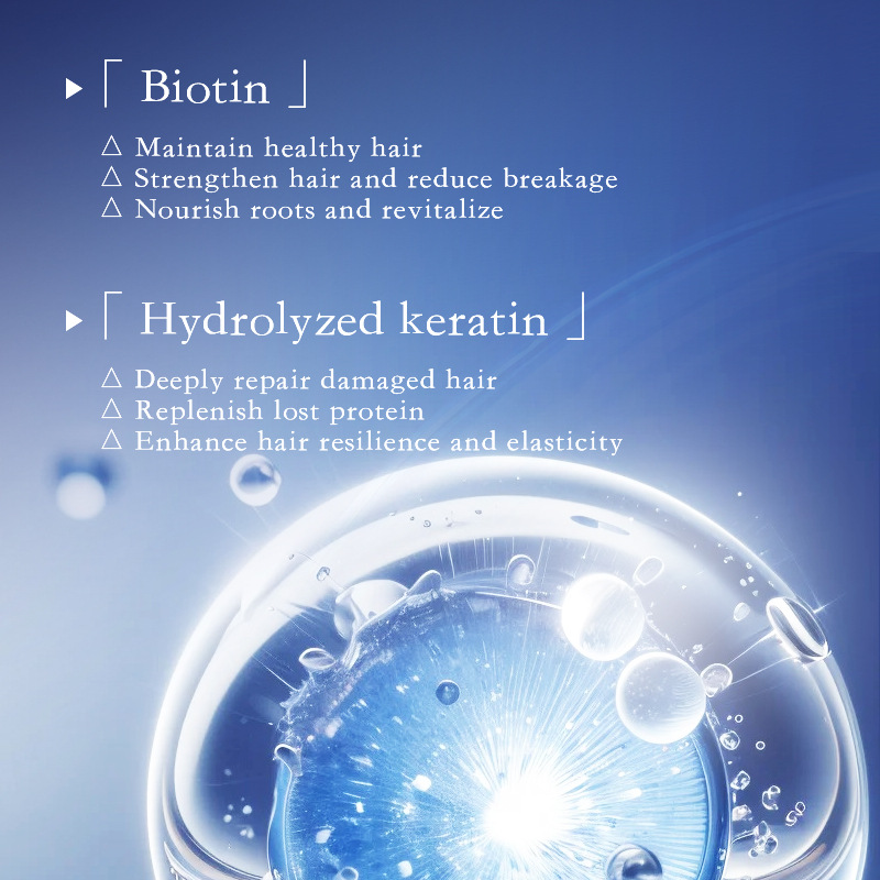 Selección estricta de Filipinas transfronterizas KORMESIC biotina + queratina champú suave cuidado del cabello