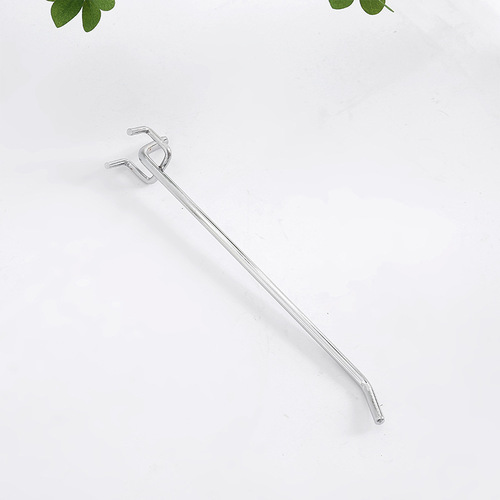 Metal hole board apple hook tripod hook double leg straight hook shelf hook jewelry mobile phone accessories display hook
