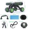 Wheel, set home use, tubing, jump rope, sports equipment for gym