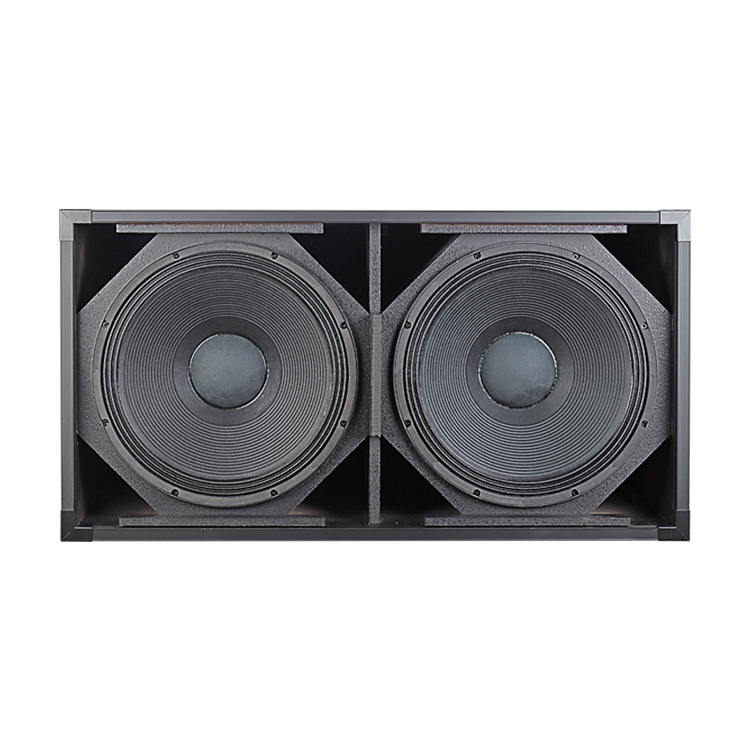 Alta fidelidad doble subwoofer de 18 pulgadas escenario de audio pasivo al aire libre DS218