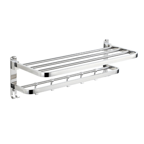 Bathroom rack without punching stainless steel towel rack toilet bathroom towel rack hotel bathroom hardware pendant