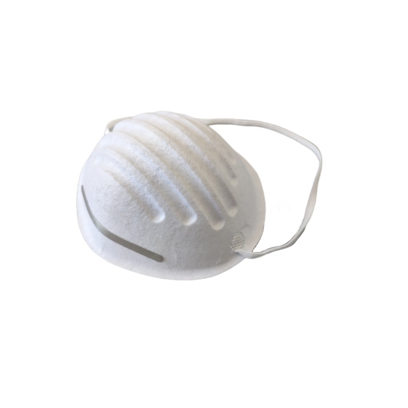 天诚 30年源头工厂 出欧美 PP碗型口罩 套头式PE涤纶杯型口罩