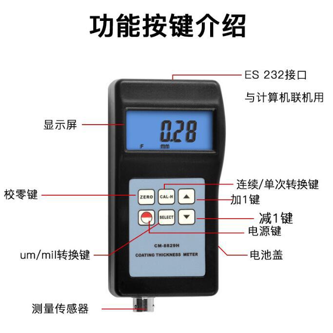 CM-8829涂层测厚仪CM-8829S电镀层测厚仪CM-8829H膜厚仪便携