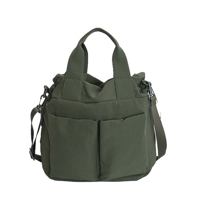 Casual Women's Shoulder Bag Student Tote Bag Nylon Large Capacity Commuter Crossbody Bag - Thumbnail 6