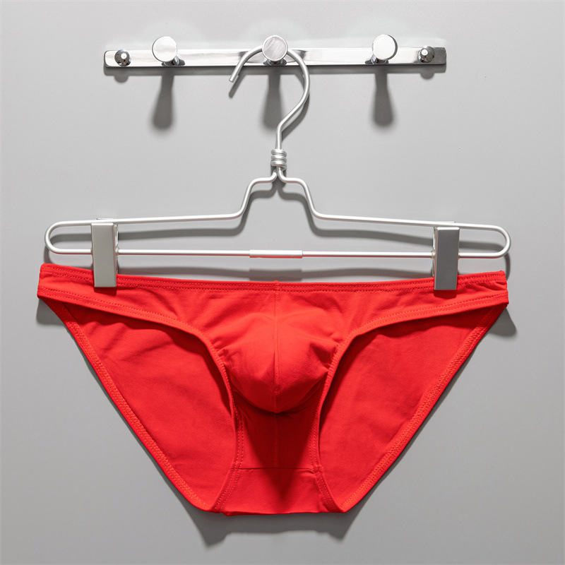 Factory direct sale special men's underwear low waist sexy foreign trade briefs shock convex bag cotton briefs men's pants