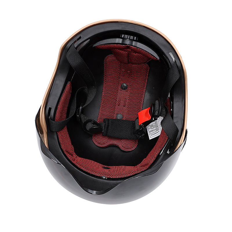 Casco de seguridad de ciclismo unidireccional casco de bicicleta de batería de automóvil medio casco de verano