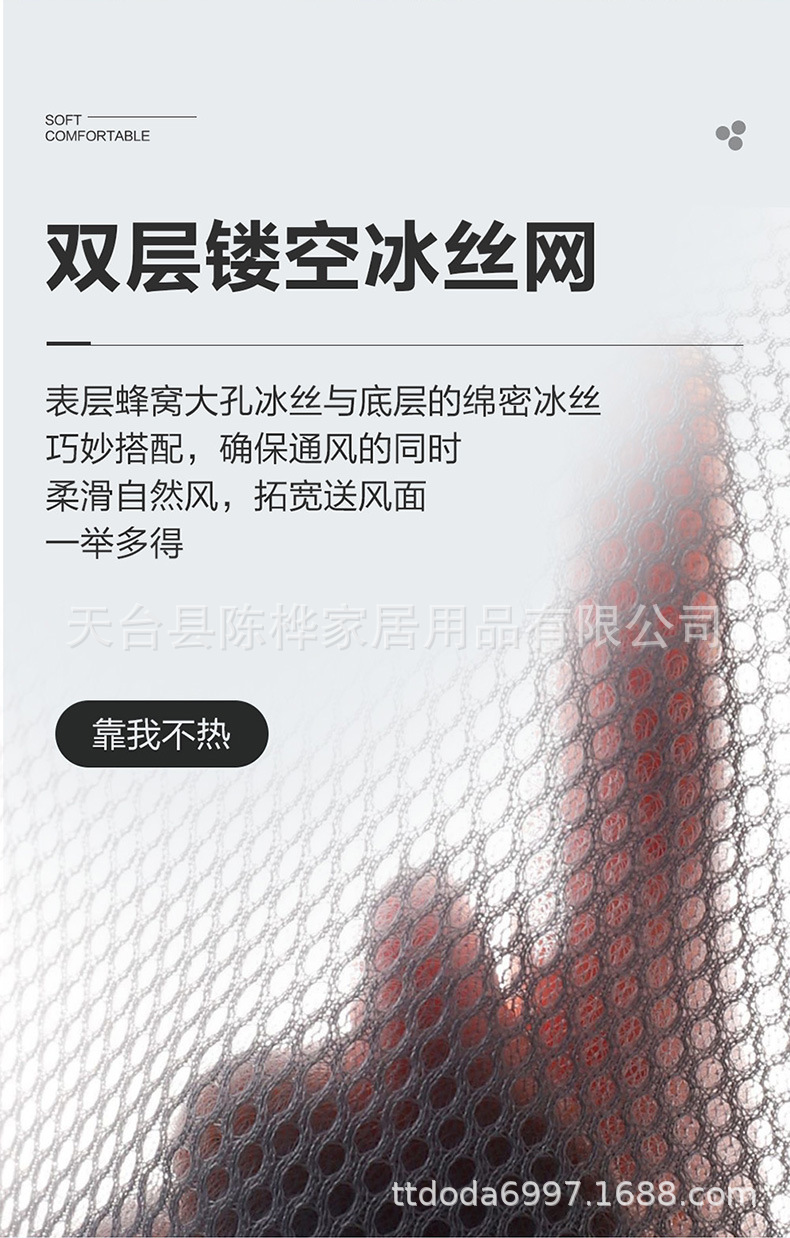 Gel lumbar support car honeycomb seat cushion, breathable and cool lumbar support pad for office chairs and long-term sitting in summer