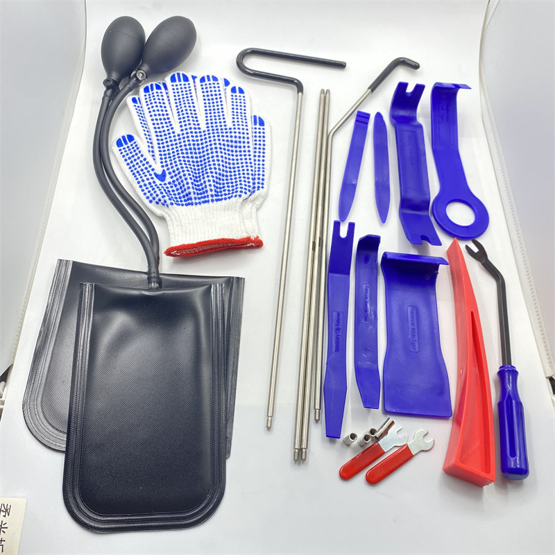 Car tools rocker airbag upgrade set stainless steel pole car long-distance hook tool self-driving emergency