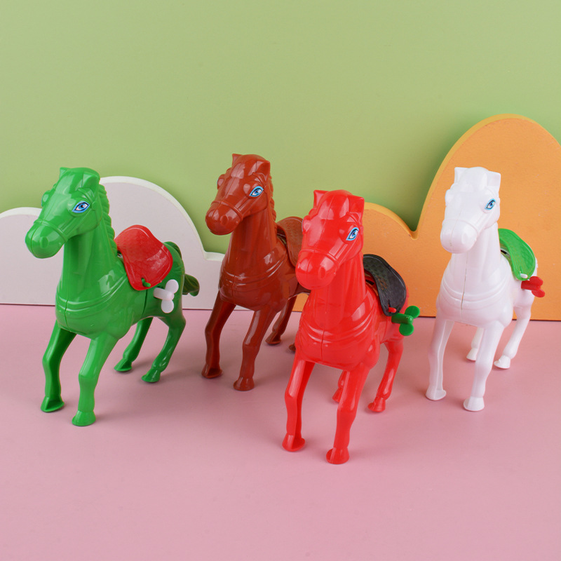 Estar caliente de la venta regalos para niños en la cadena saltar inmediatamente un reloj caballo los juguetes educativos suministro al por mayor