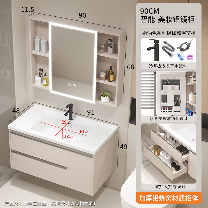 Kakí de aluminio panal de miel 90 grandes doble extracción + negro grifo frío y caliente