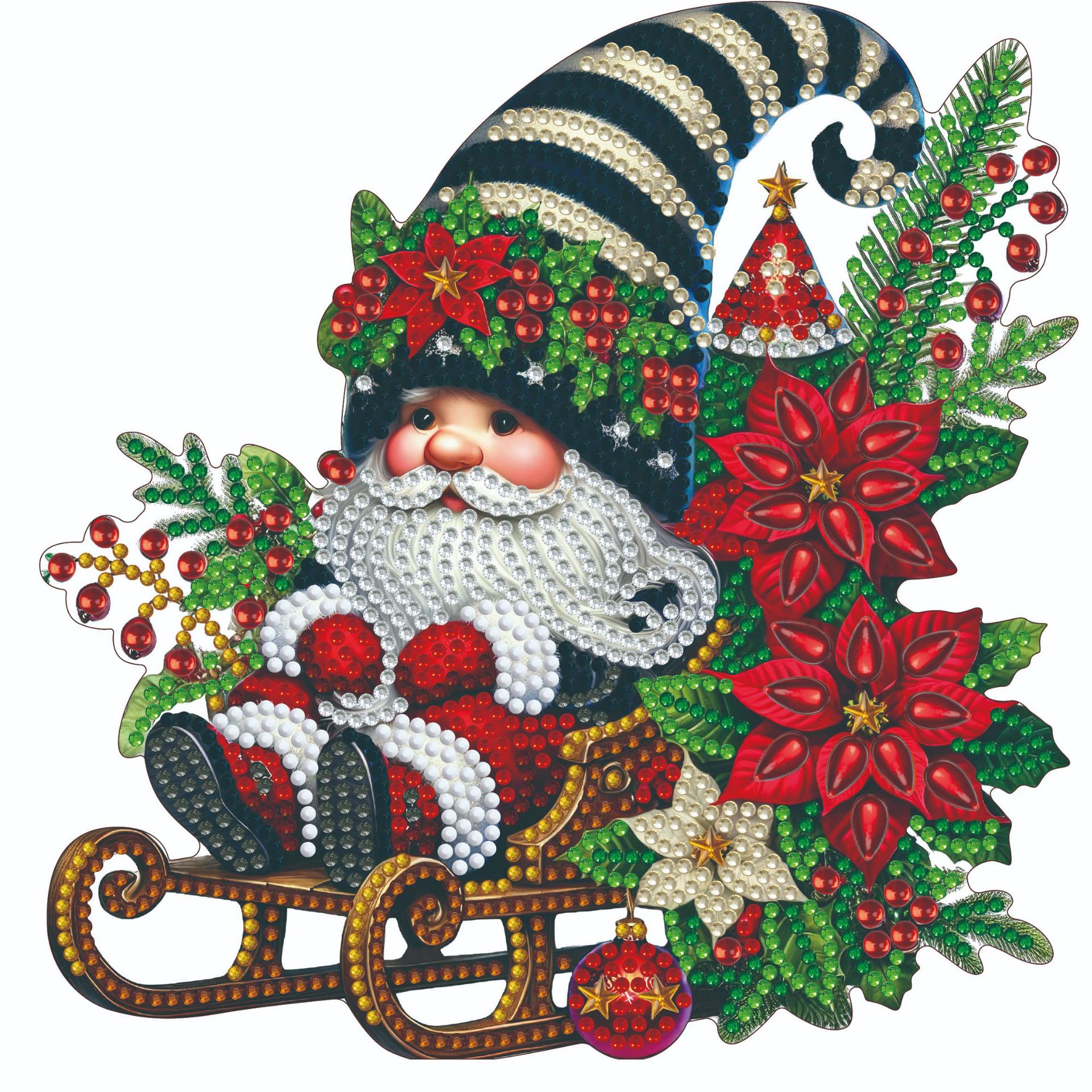 Diamante de bricolaje hecho a mano transfronterizo dibujo punto diamante 5D placa de yeso tridimensional adorno de juguete dinosaurio dibujos animados pintura infantil