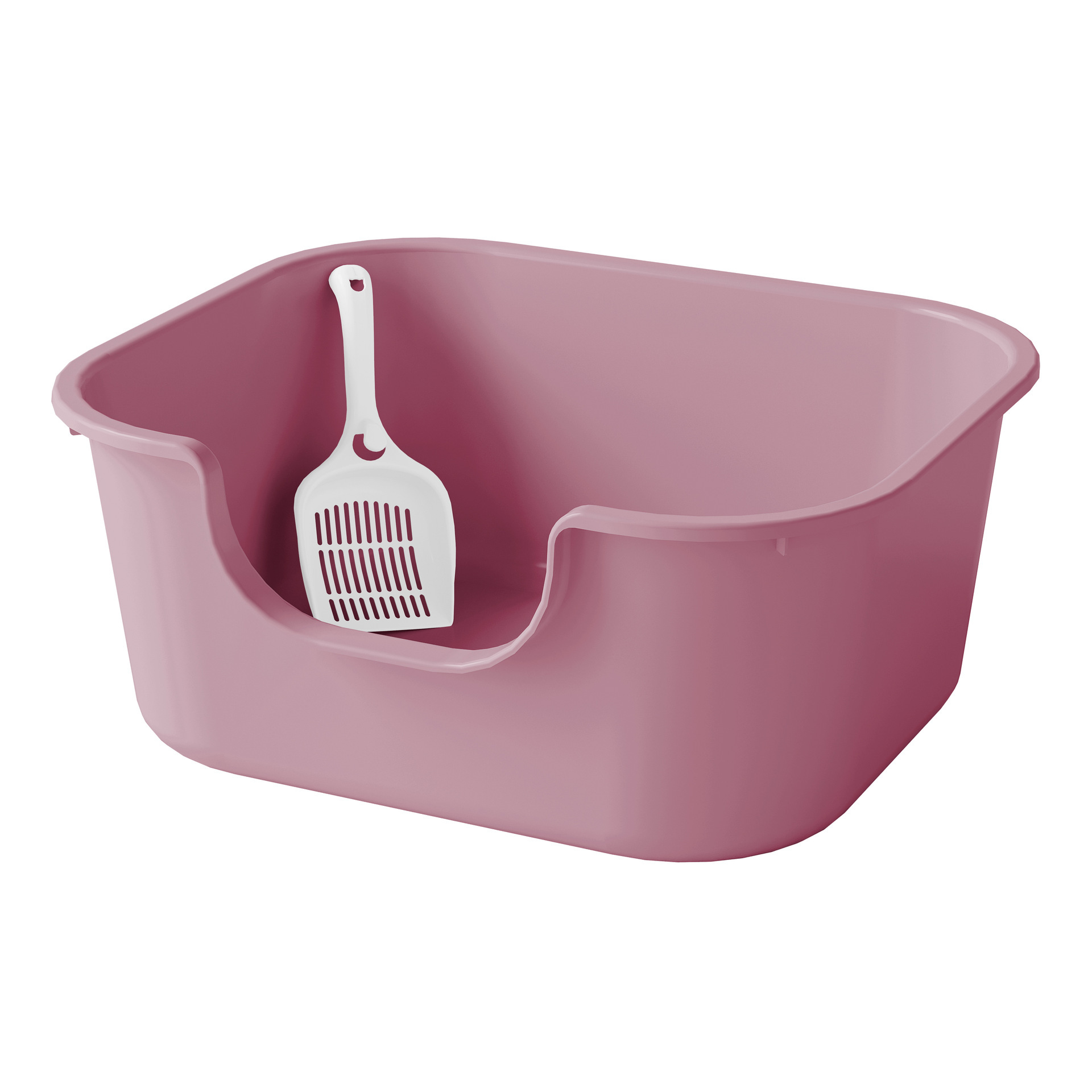 Venta directa de fábrica nueva caja de arena para gatos semicerrada integrada anti-salpicaduras grandes inodoro para gatos semicerrado lavabo para heces para gatos