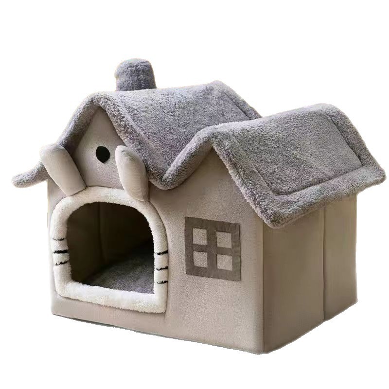 猫帐篷保暖狗床猫窝狗房子窝四季通用宠物窝猫别墅小型犬比熊狗窝|undefined