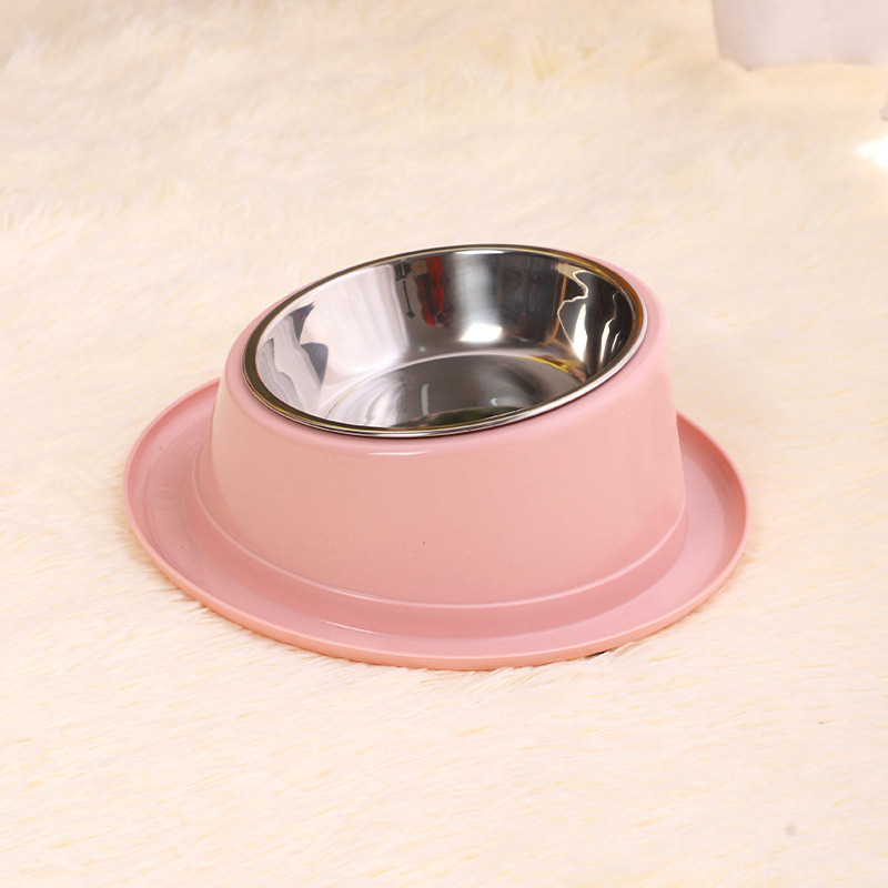 Tacos de acero inoxidable para mascotas, artículos para gatos, anti-derrapante, artículos de platos para mascotas, tazón para perros, tazón mayorista
