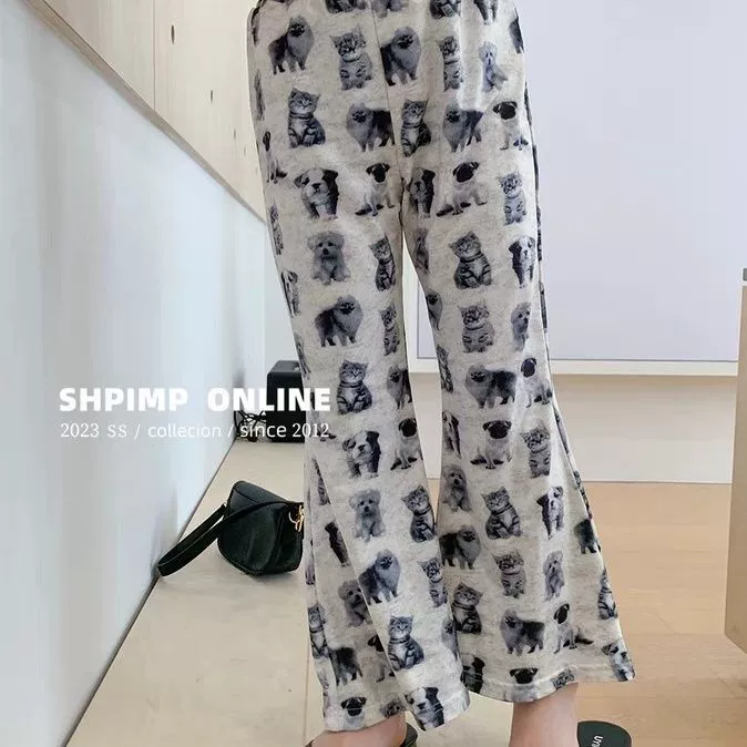 Children's thin black flared trousers for leisure, children's clothing, new collection, western style