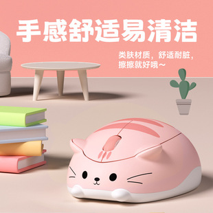 AKKO cat wireless mouse portable 2.4g wireless desktop laptop universal cute cat girl