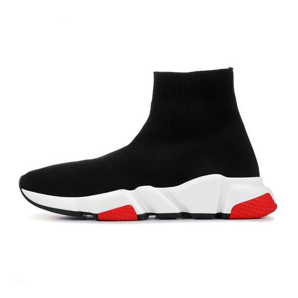 Paris High-top Sock Shoes Knitted Boots Air Cushion Torre Shoes Cross-border for Foreign Trade sneaker Men