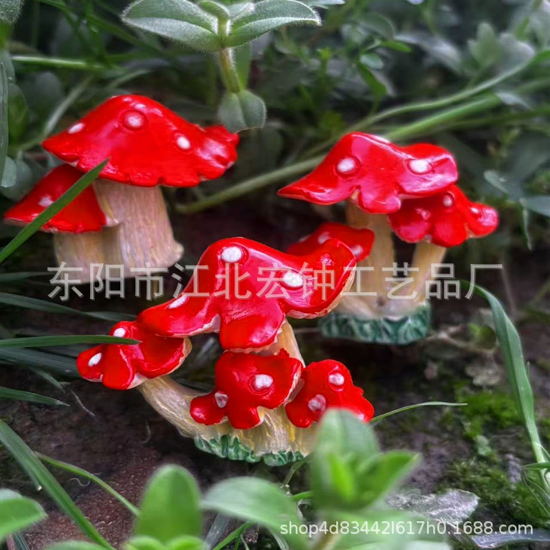 Трансграничные светящиеся грибы микро-ландшафтный аквариум для аквариума Скальный сад бонсай балкон мясистый горшок ландшафтный плагин,