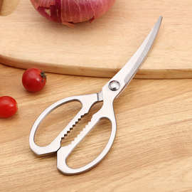 韩式不锈钢一体烤肉剪刀牛排剪家用厨房剪刀烧烤剪食物剪