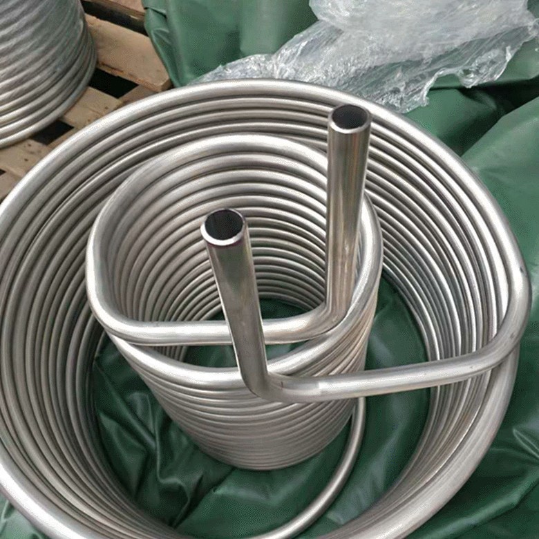 厂家供应 加工不锈钢盘管 激光冷水机食品级热交管工业管