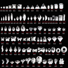 透明白色美甲钻大小迷你平底异形钻爱心1440颗整包K9美甲饰品批发