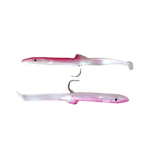 Cross-border 12cm 4.2g hooked sea fishing eel soft bait Luya bait T tail long soft insect bait simulated fish bait
