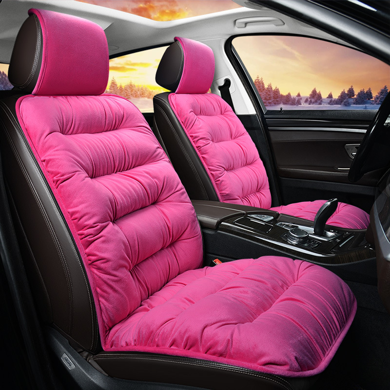 Car Seat Cushion: Universal Seat cushion, seat cover - barbie-pink-single-seat-universal