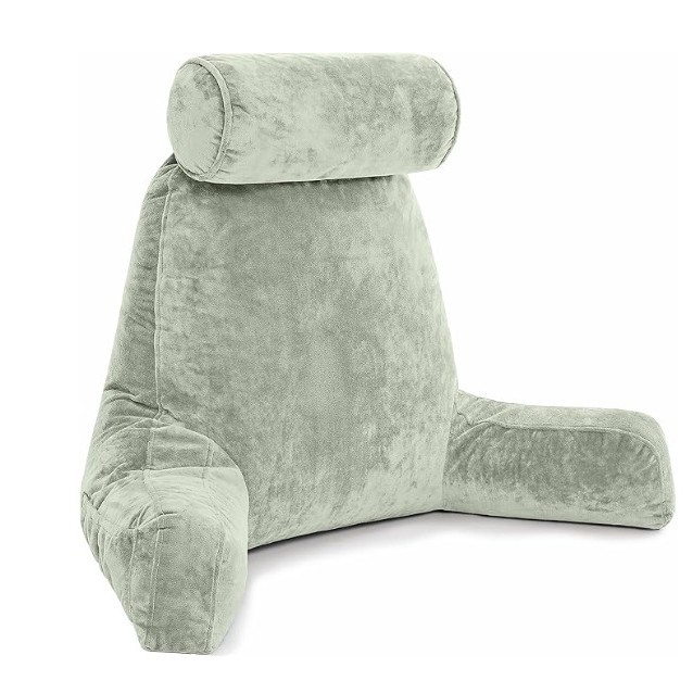 Lectura transfronteriza almohada de cama almohada de cabeza almohada de sofá gran respaldo de cama de arroz almohada de cintura desmontable protector de cintura al por mayor image 10