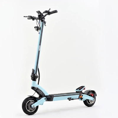 Qatlanan elektrik skuterlər foldable high-speed personal transport vehicle - f4-1000w13ah-blue