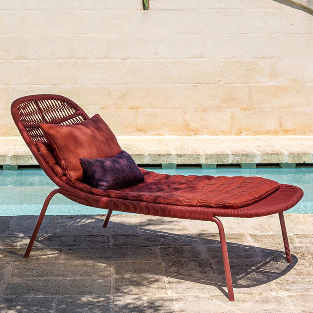 Outdoor sofa balcony small table chairs coffee table lazy lounger garden open-air outdoor courtyard single sunroom furniture