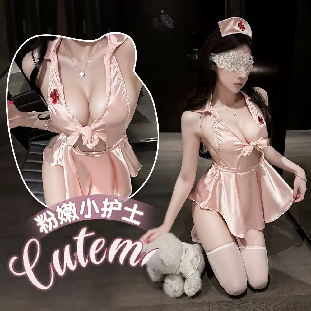 云栖大码情趣内衣性感护士制服纯欲诱惑套装调情免脱睡衣