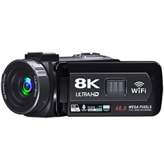 8K越境英語対応新型ハンドヘルドデジタルカメラ6400万画素屋外撮影リモコン付き