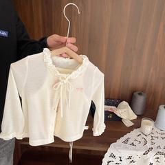 女宝宝超软薄款空调衫女婴儿夏季新款女童针织衫防晒衣显气质耐用