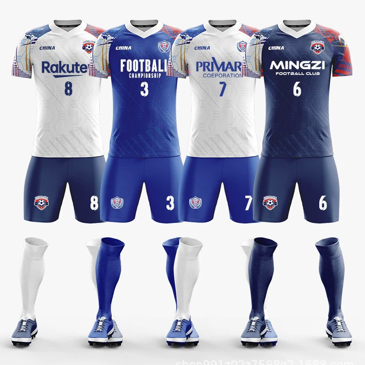 Футбольная форма, костюм для игры, тренировочная форма команды, летняя детская студенческая мужская спортивная футбольная майка для взрослых с короткими рукавами