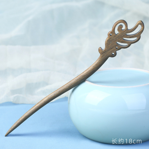 Chinese hairpin green sandalwood