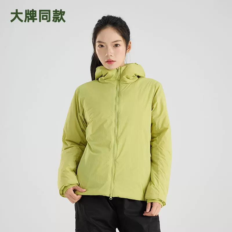 轻量化连帽棉服女秋冬新款户外平替多功能轻盈石墨烯防风保暖外套