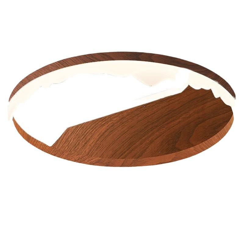 [Selección estricta] lámpara de techo moderna simple de espectro completo protector de ojos color nuez retro cálida lámpara romántica de habitación