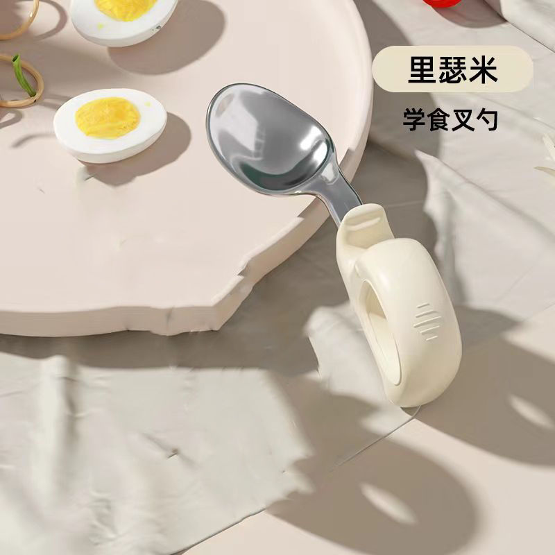 [316 항균] 우유 흰색 단일 숟가락 저장 상자