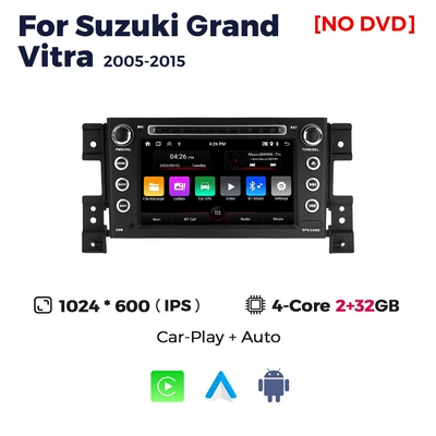Suitable for 7inch -Suzuki Grand Vitra 05-15 Suzuki Super Vitara Android Smart Navigation (DVD Navigation) - 8227l-quad-core-wifi-version-232-carplay